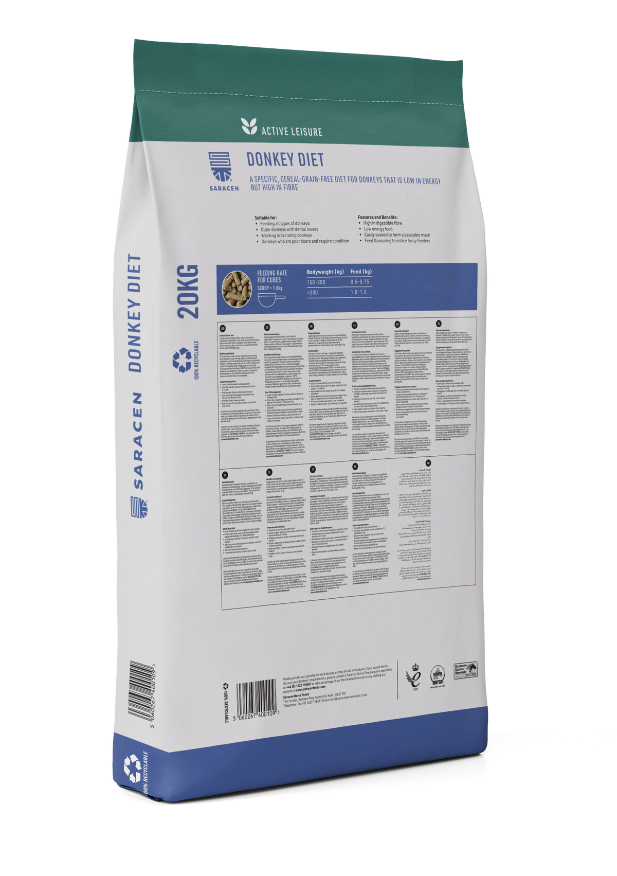 Saracen Donkey Diet 20kg