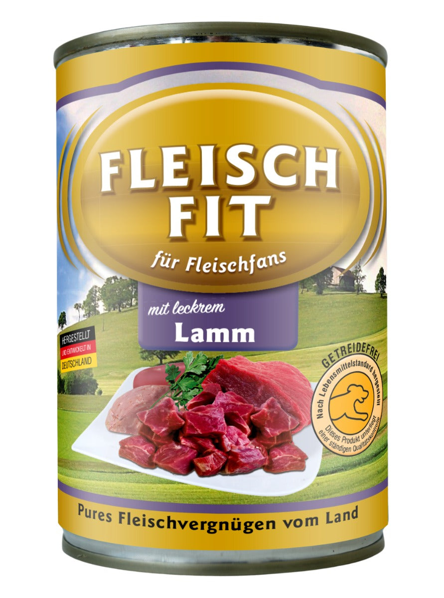 FleischFit Hund mit Lamm
