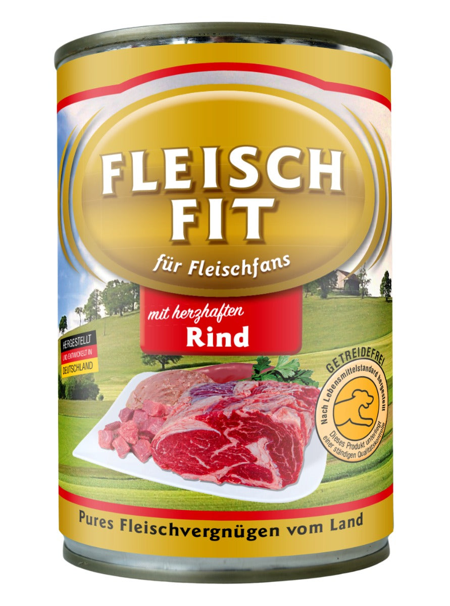 FleischFit Hund mit Rind