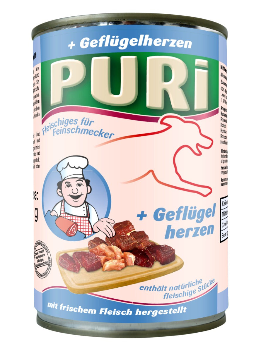 Puri Fleisch für Feinschmecker Geflügelherzen