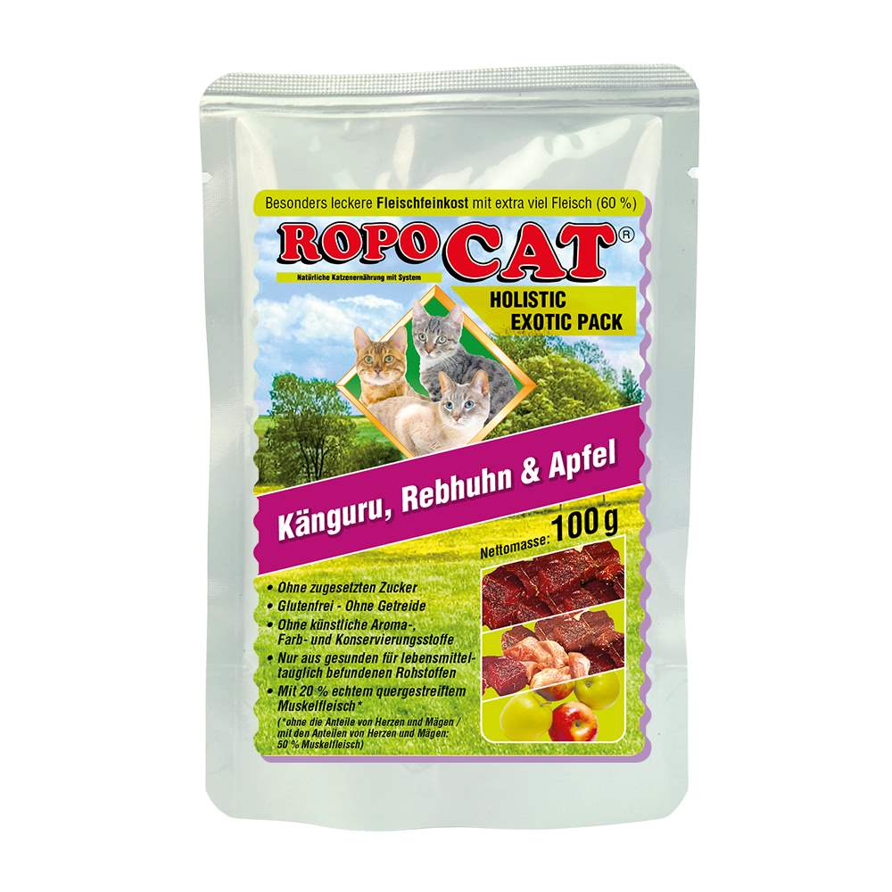 ROPOCAT Holistic Exotic Pack Känguru, Rebhuhn mit Apfel