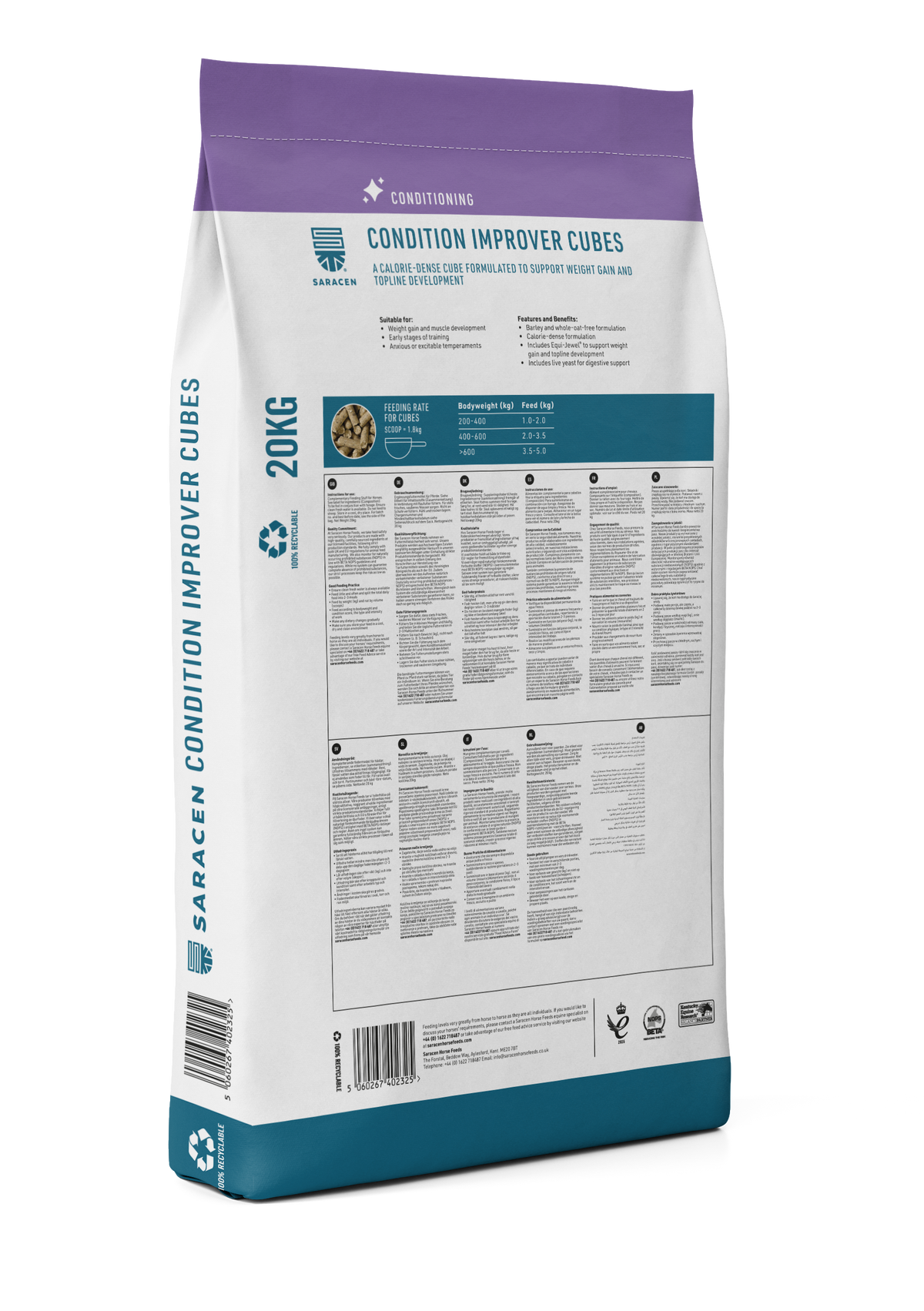 Saracen Condition Improver Cubes 20kg