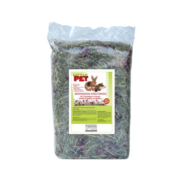 Little Pet Bergwiesen-Kräuterheu m. 3 % Rosenblüten 500 g