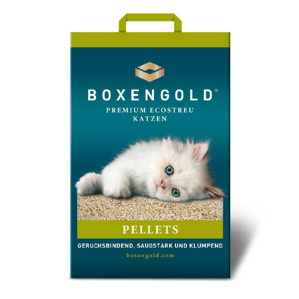 BOXENGOLD PREMIUM ECOSTREU KATZENPELLETS