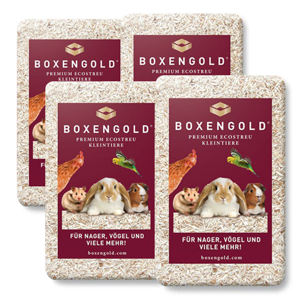 4x BOXENGOLD PREMIUM ECOSTREU KLEINTIERE 4,5kg