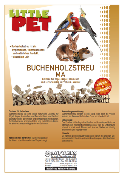Little Pet Buchenholzstreu MA (Maxi)