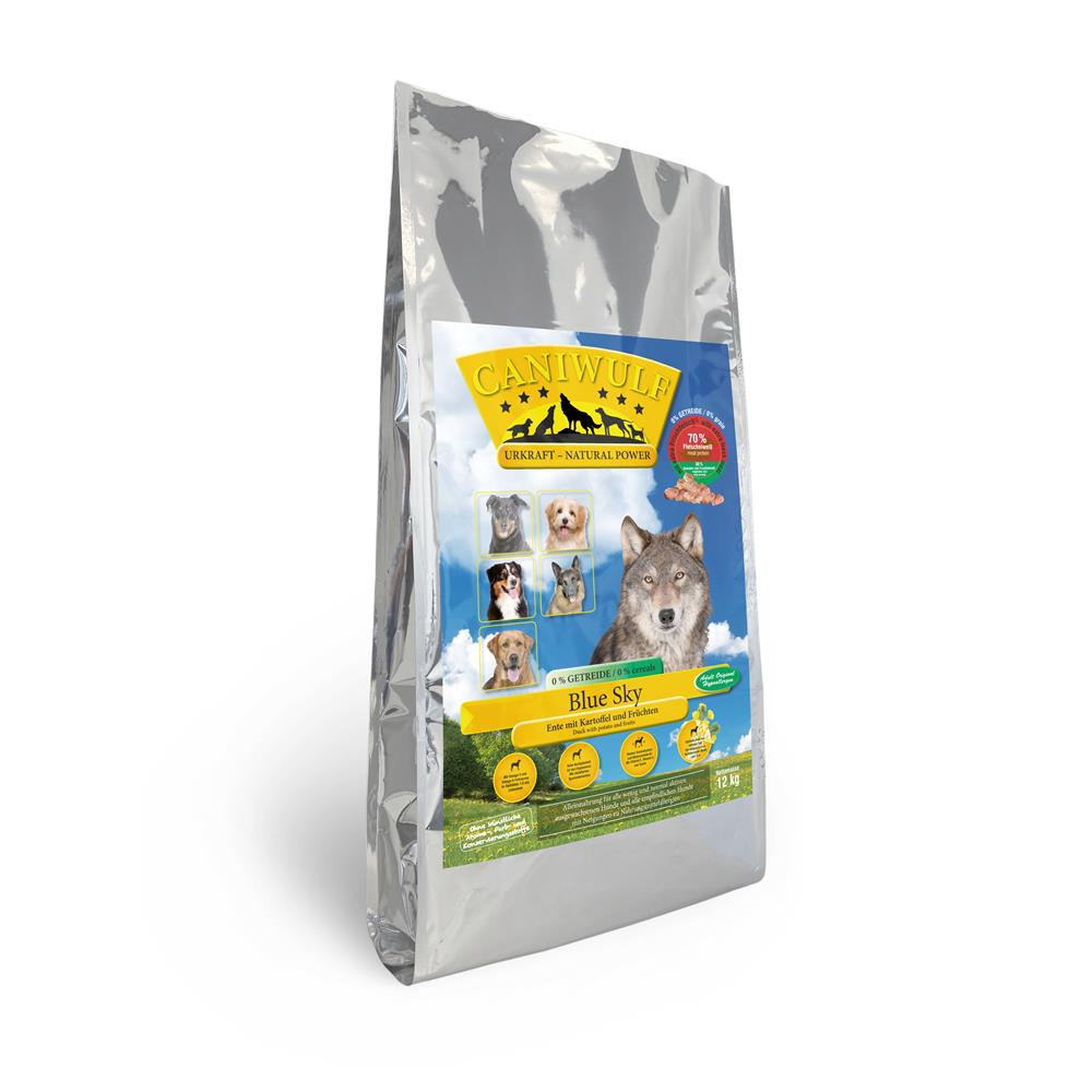 CANIWULF Blue Sky Adult Original Ente mit Kartoffel und Früchten