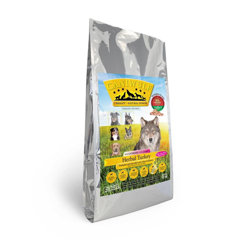 CANIWULF Herbal Turkey Adult Large Breed Truthahn mit Kartoffel und vielen Kräutern