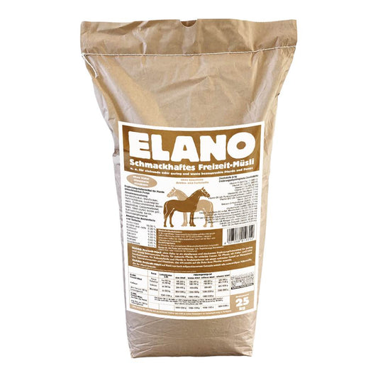 Elano Freizeit-Müsli E Eiweißarm ohne Hafer 25kg