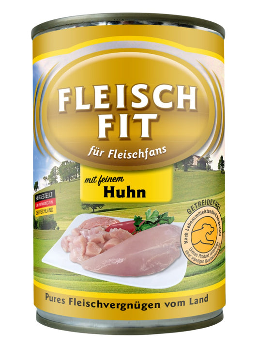 FleischFit Hund mit Huhn