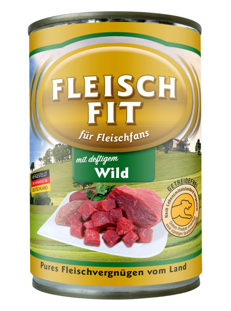 FleischFit Hund mit Wild