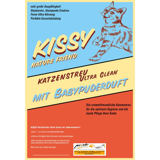 Kissy Ultra Clean mit Babypuderduft 14kg