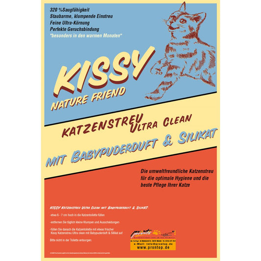 Kissy Ultra Clean mit Babypuderduft & Silikat 14kg