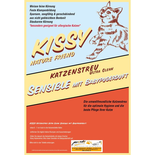 Kissy Ultra Clean Sensible mit Babypuderduft 10kg