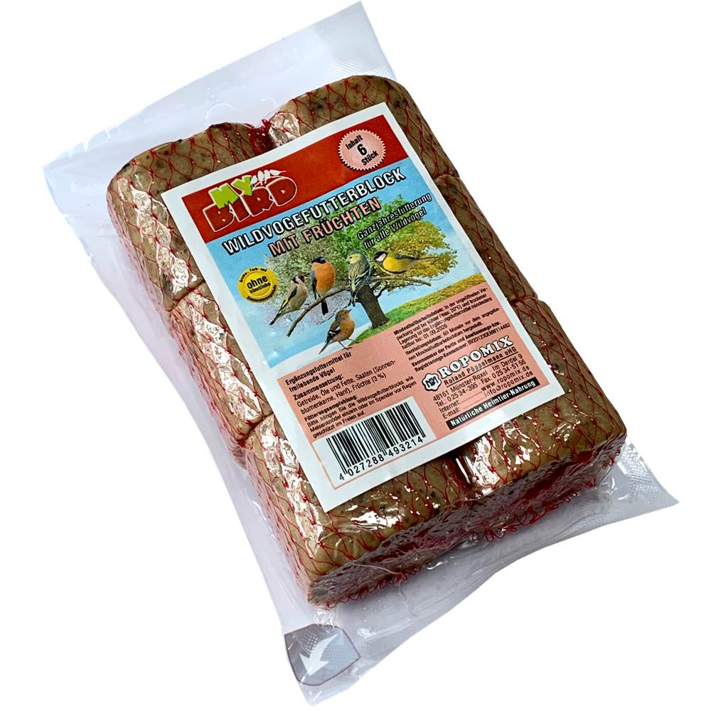 My Bird Wildvogelfutterblock mit Früchten Premium