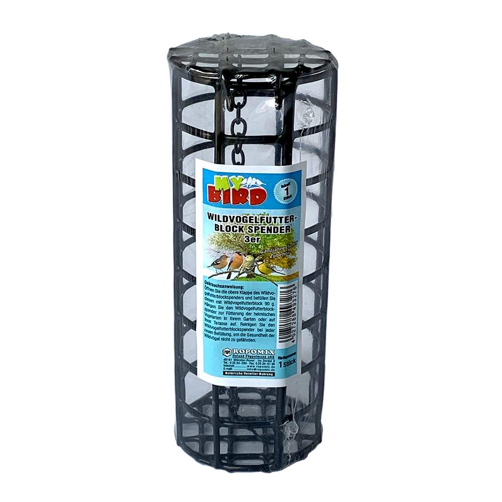 My Bird Wildvogelfutterblock Spender 3er (Draht)