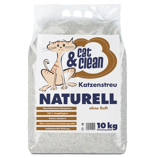 Sparpaket 3x Cat & Clean Naturell 10 kg
