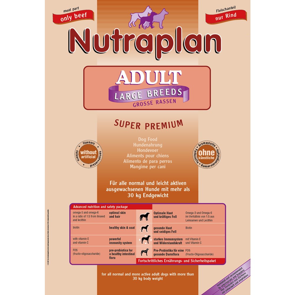 Nutraplan Adult Large Breeds Beef