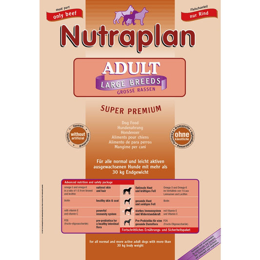 Nutraplan Adult Large Breeds Beef