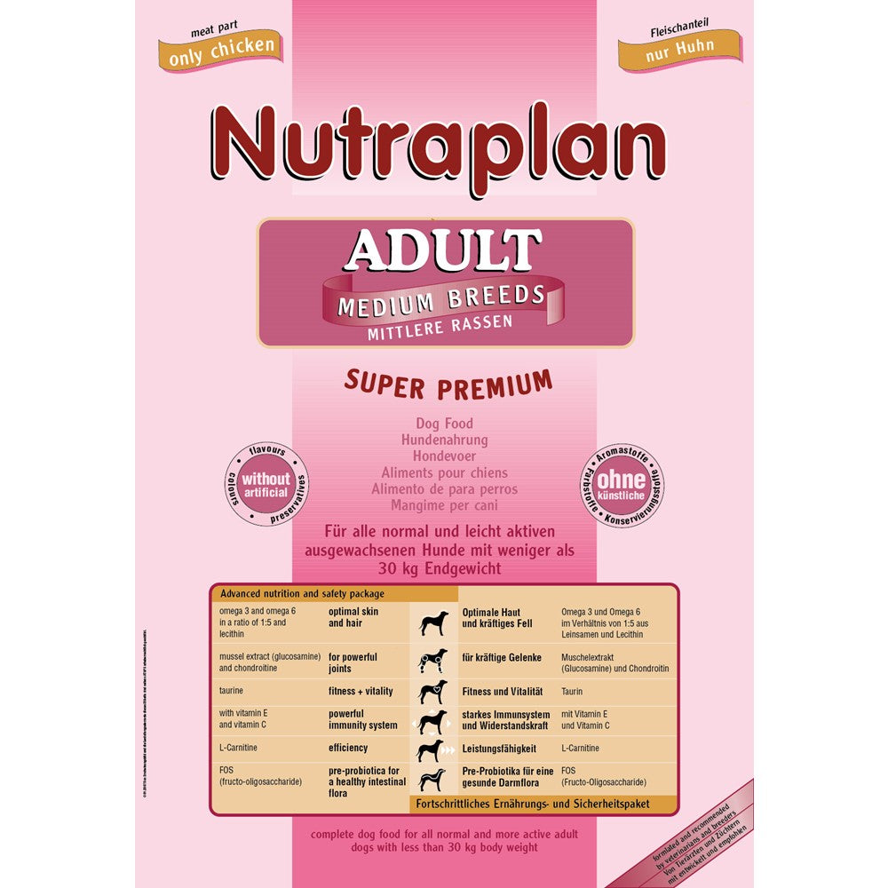 Nutraplan Adult Medium Breeds Beef