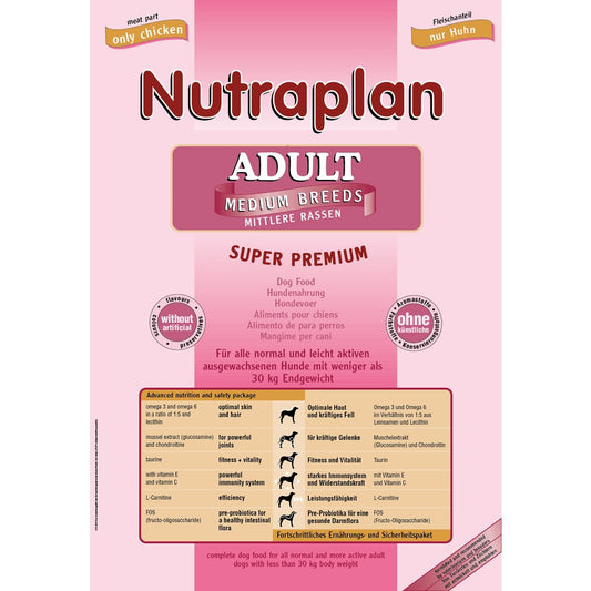 Nutraplan Adult Medium Breeds Beef