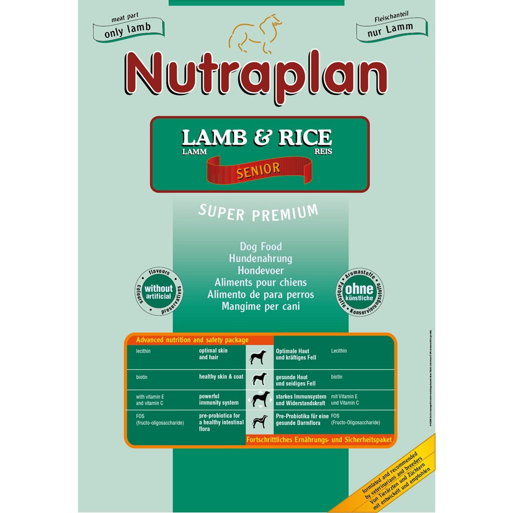 Nutraplan Senior Lamb & Rice All Breeds