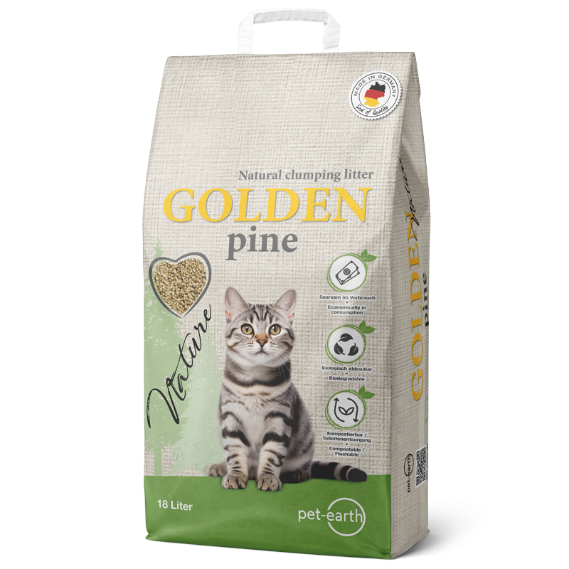 Pet Earth Golden Nature Pine 18L