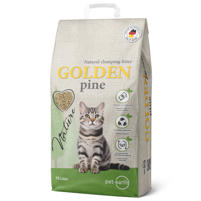 Pet Earth Golden Nature Pine 18L