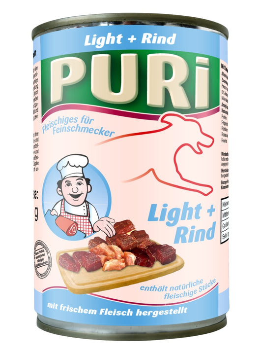 Puri Fleisch für Feinschmecker Light + Rind