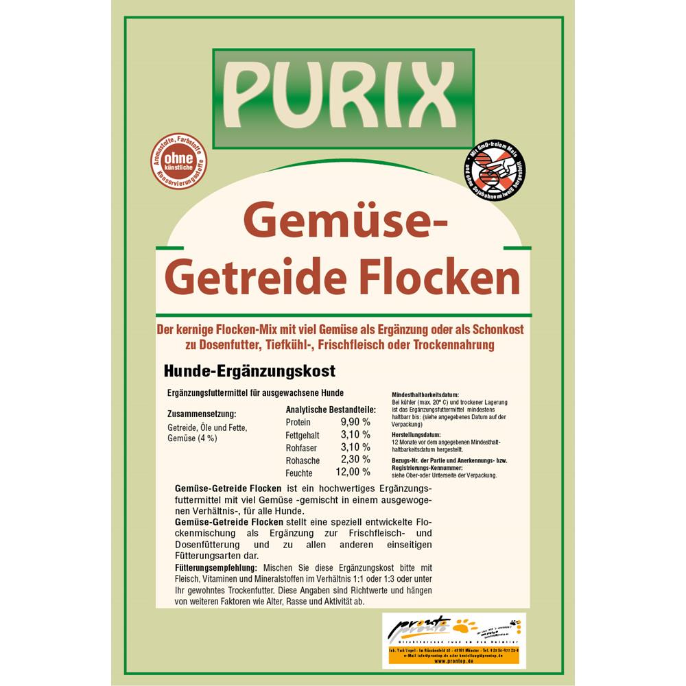 Purix Gemüse-Getreideflocken 10kg
