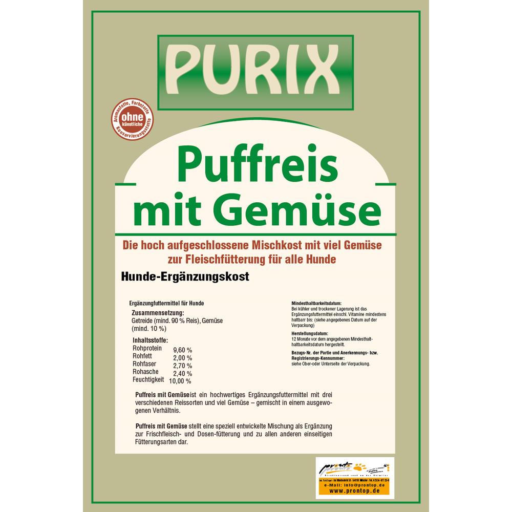 Purix Puffreis mit Gemüse 5kg