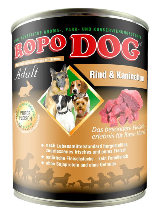 ROPODOG Rind & Kaninchen