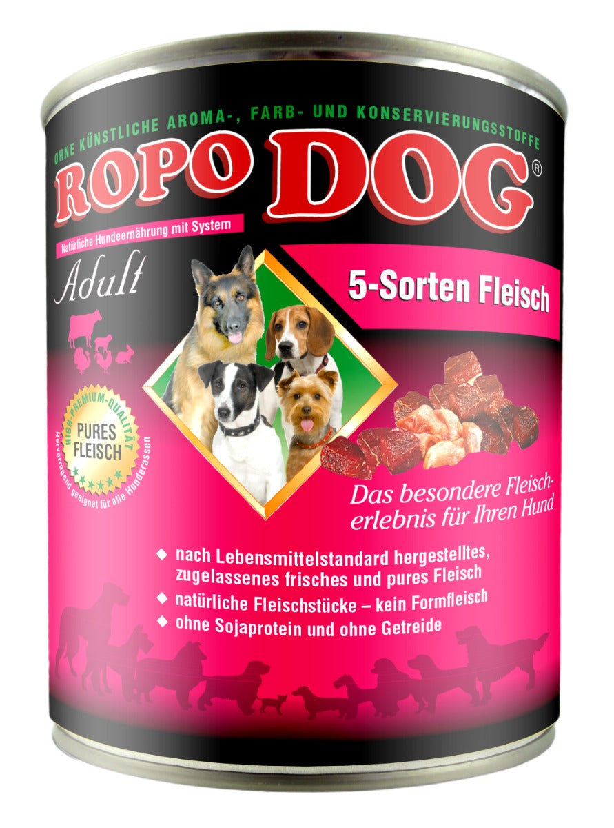 ROPODOG 5 Sorten Fleisch
