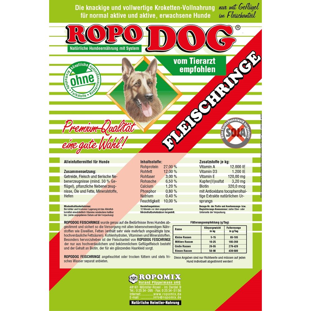 ROPODOG Fleischringe