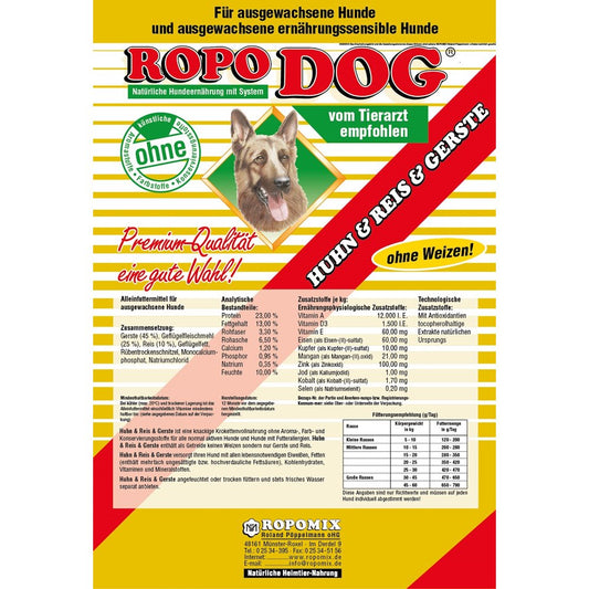 ROPODOG Huhn & Reis & Gerste