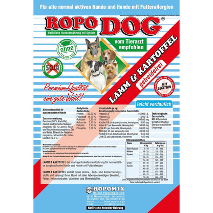 ROPODOG Lamm + Kartoffel getreidefrei