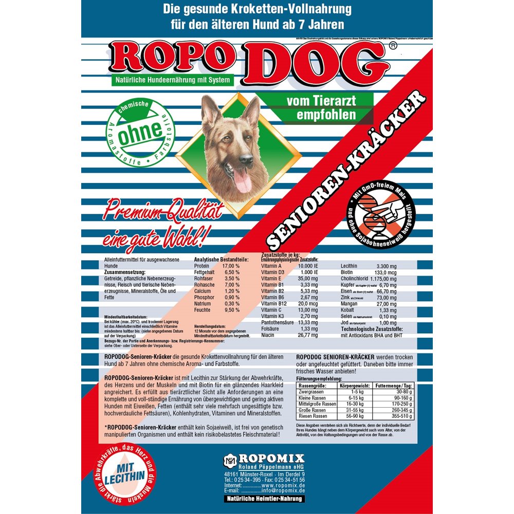 ROPODOG Senioren-Kräcker