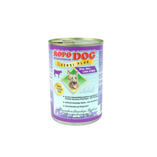 ROPODOG Sensi plus Rind, Herz, Leber & Reis