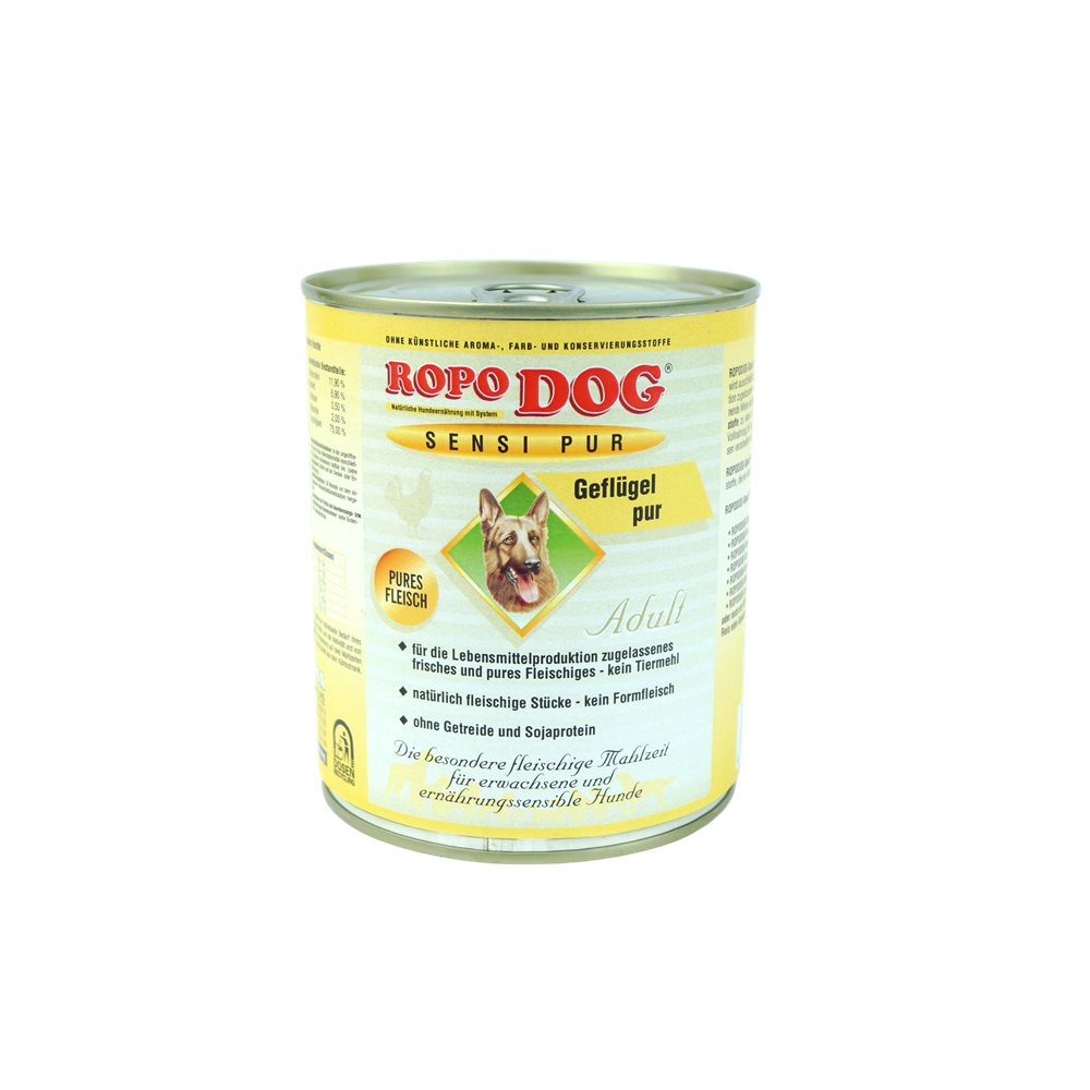 ROPODOG Sensi pur Geflügel pur