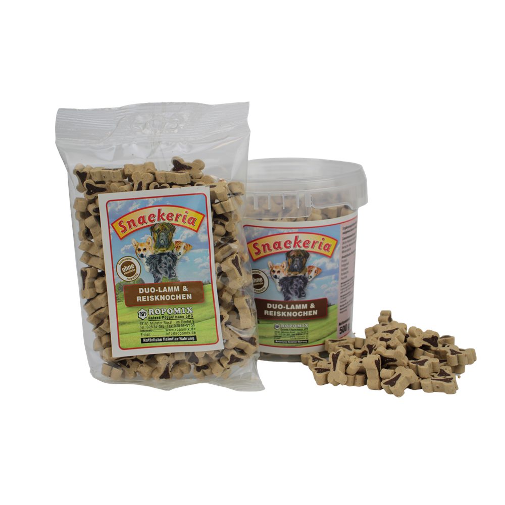 Snackeria Belohnungs-Snacks Duo-Lamm & Reisknochen