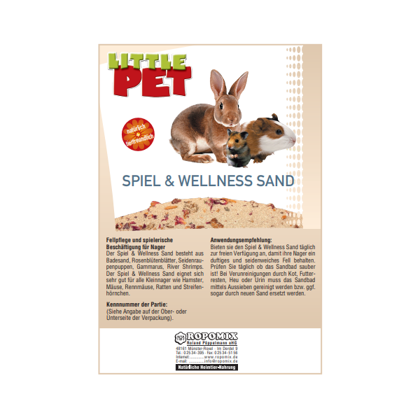 Little Pet Nagersand Nagerspiel & Wellnessand